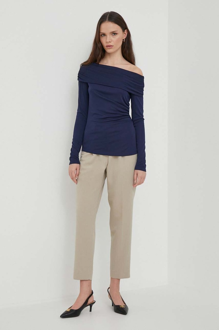 Lauren Ralph Lauren bluzka 200925897 granatowy SS24