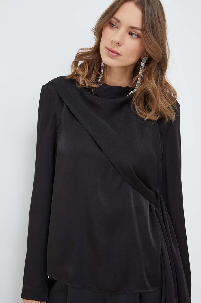Blúzka Bardot CASTIAN čierna 59129TB.BLACK