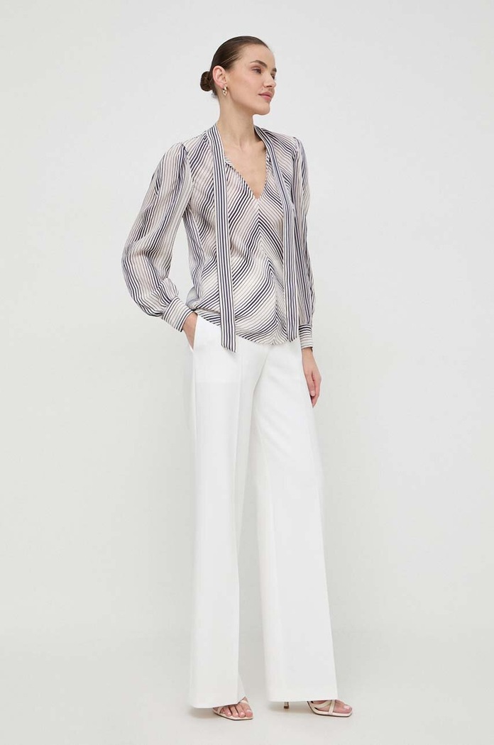 Blúzka Twinset 241TP2712 tmavomodrá SS24