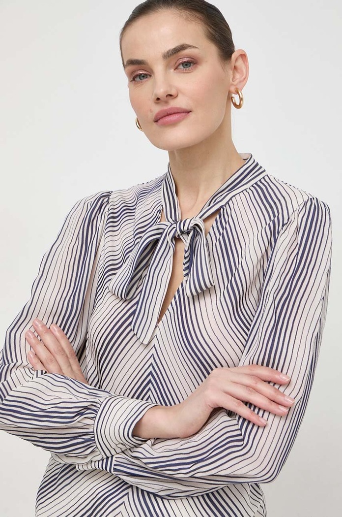 Blúzka Twinset tmavomodrá 241TP2712