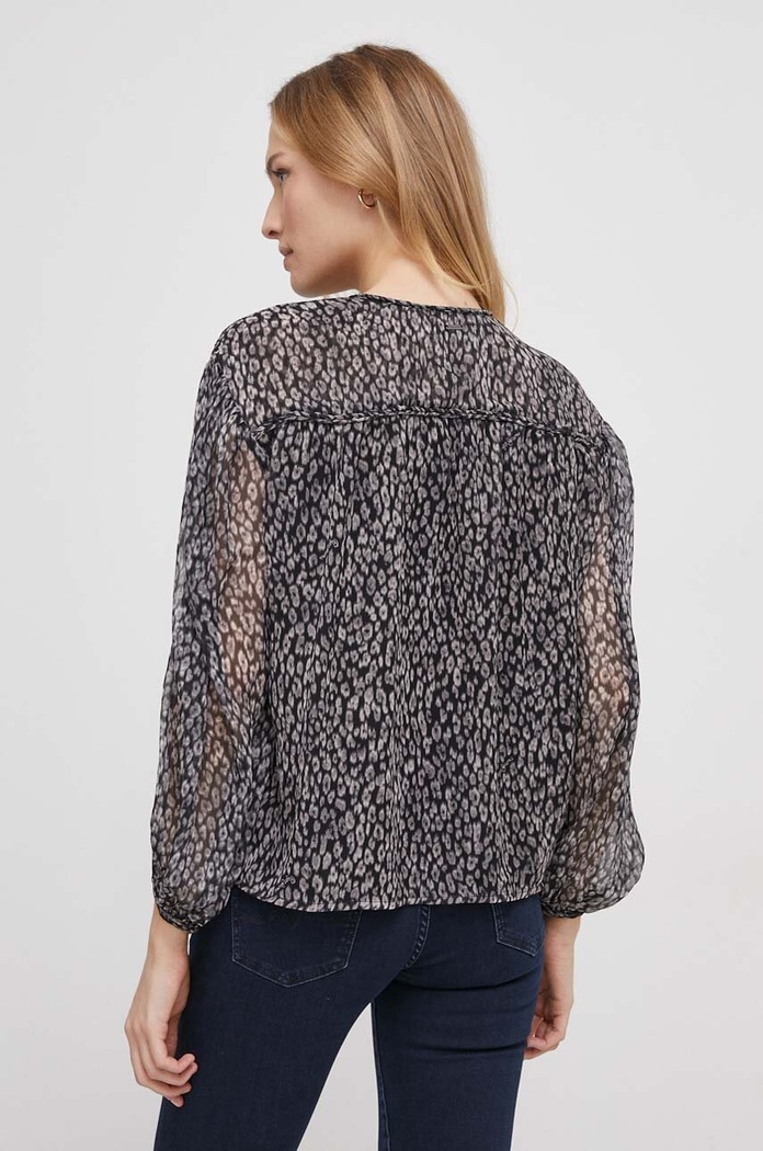 Oblečení Halenka Pepe Jeans Alazne PL304719 černá