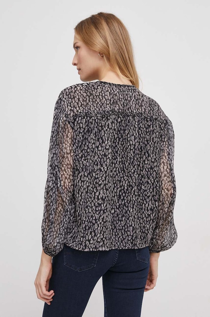 Oblečení Halenka Pepe Jeans Alazne PL304719 černá
