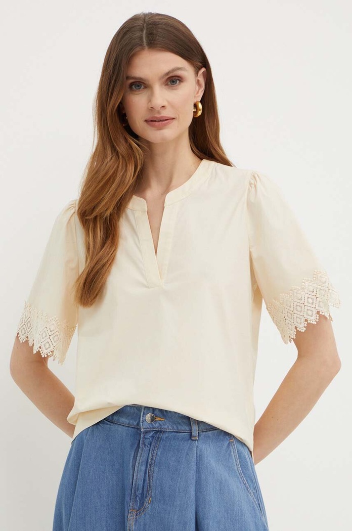 Twinset bluza uni bej 241TT2234