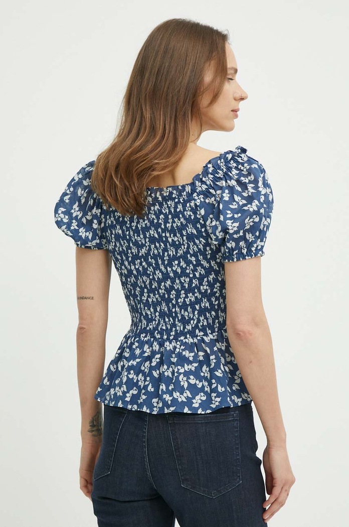 Odzież Lauren Ralph Lauren bluzka bawełniana 200932963 niebieski