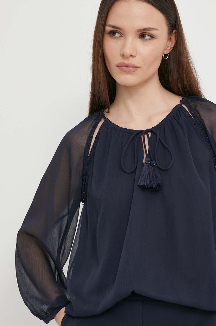 Pepe Jeans bluzka CHIARA granatowy PL304829