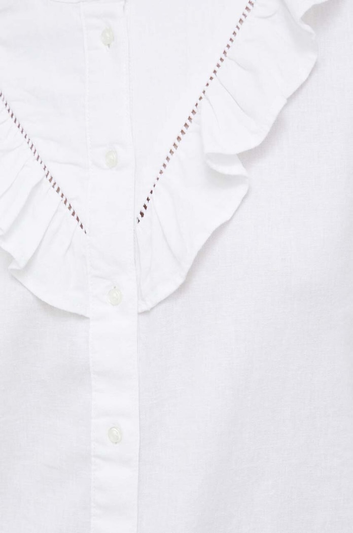 Ľanová košeľa Levi's A7356 biela