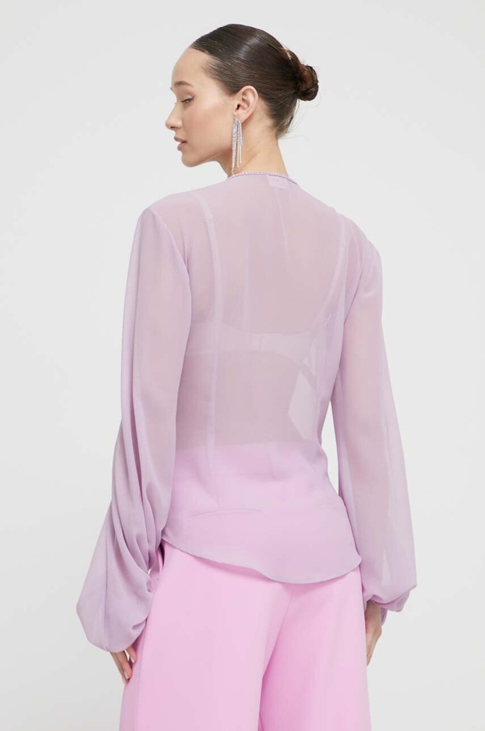 Oblačila Majica Blugirl Blumarine RA4137.T3854 vijolična