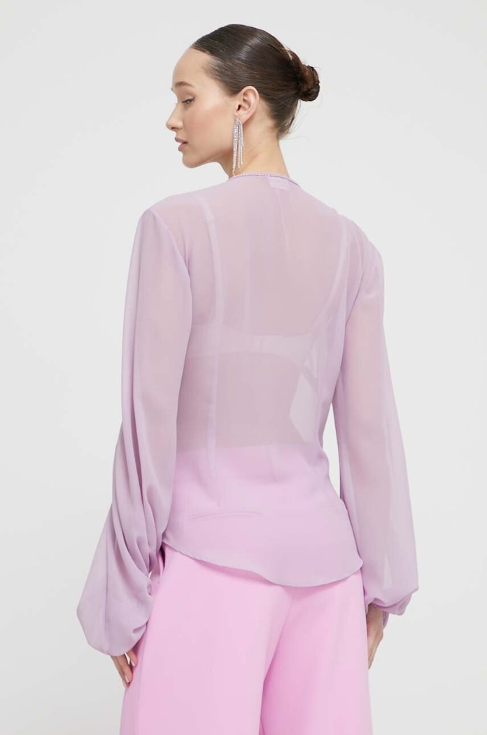 Oblačila Majica Blugirl Blumarine RA4137.T3854 vijolična