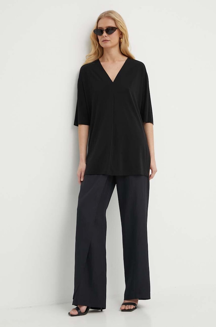 Bluza Max Mara Leisure 2416941068600 crna SS24