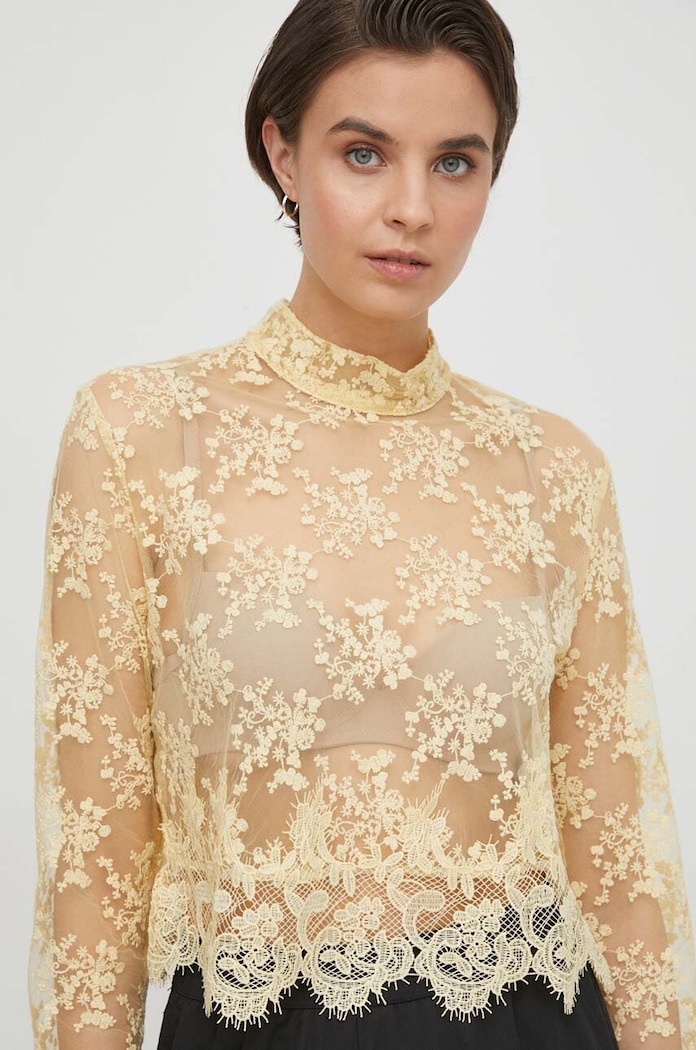 Sisley bluza galben 5XDMLQ06B