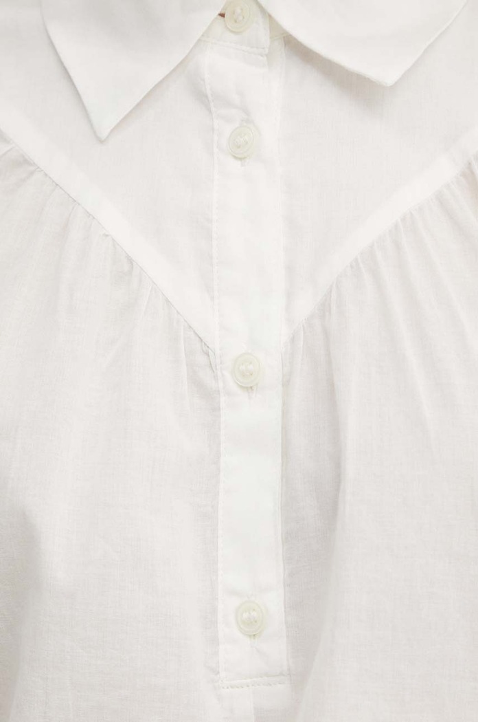 Sisley bluza din bumbac 5HO1LQ06T bej