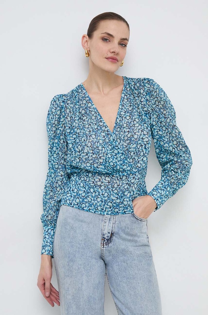 Morgan bluza cu modele albastru OLAGO.F.MULTICO