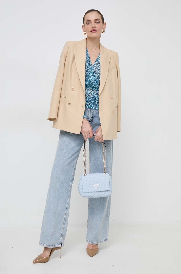 Morgan bluza OLAGO.F.MULTICO albastru AW24
