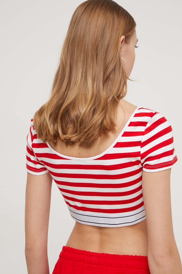 Oblečenie Tričko Tommy Jeans DW0DW17891 červená