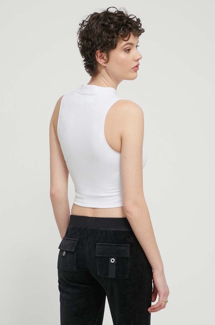 Oblečenie Top Tommy Jeans DW0DW17985 biela