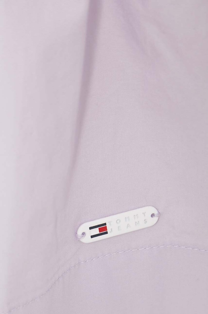 Bavlněná halenka Tommy Jeans DW0DW17806 fialová