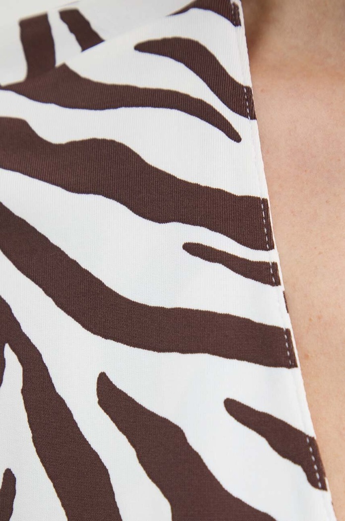 Плажна блуза Max Mara Beachwear 2416951019600 кафяв