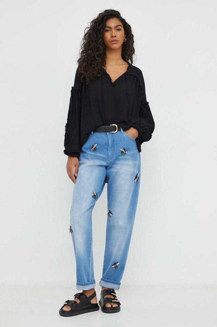 MUNTHE camicetta 1007.24223 nero SS24