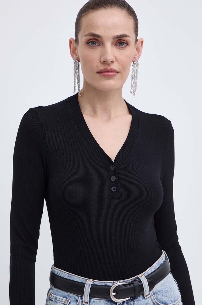 Odzież La Mania body CHLOE CHLOE czarny