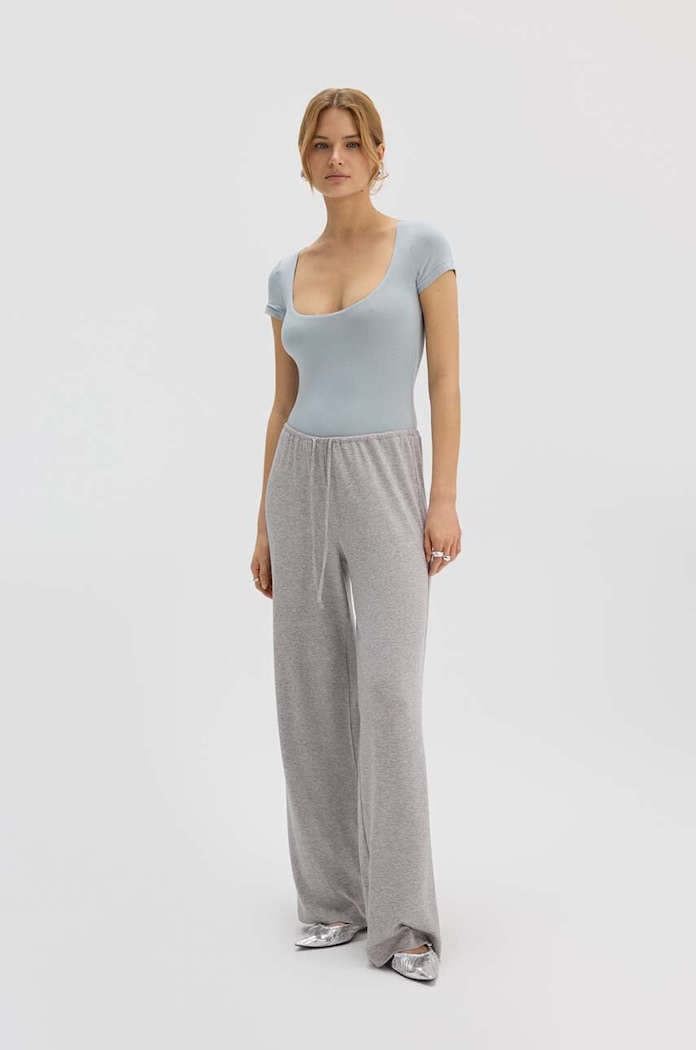 Oblečení Body Saint Body SCOOP NECK BODYSUIT BLUE SB.532 modrá