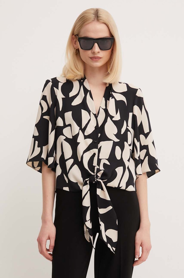 Joseph Ribkoff bluza cu modele negru 241098