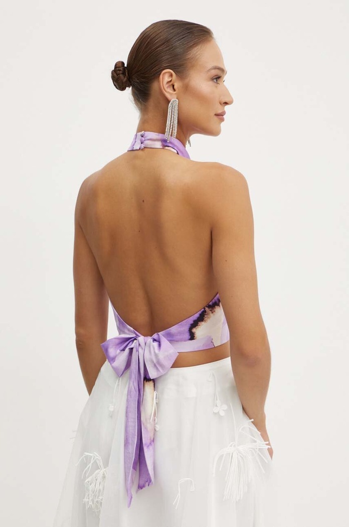 Bardot top ALORA 59391TB fioletowy SS24