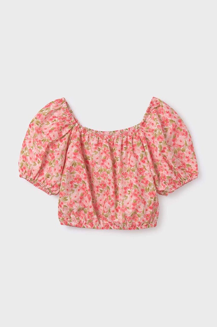Mayoral bluza copii flori roz 6103.8B.Junior.PPYH