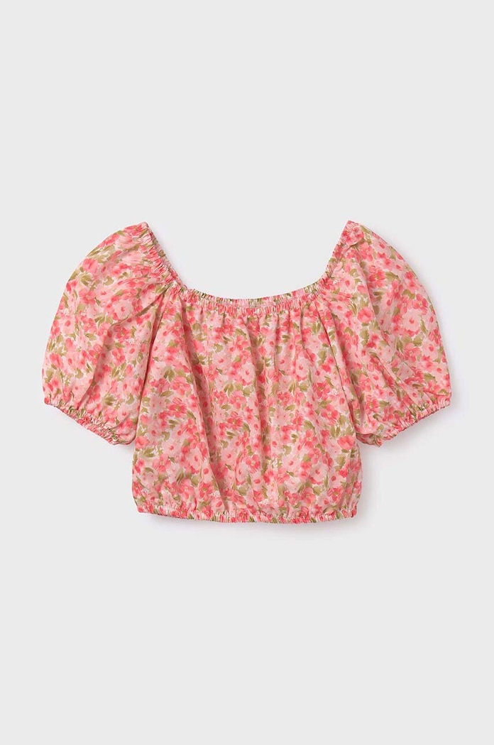 Mayoral bluza copii flori roz 6103.8B.Junior.PPYH
