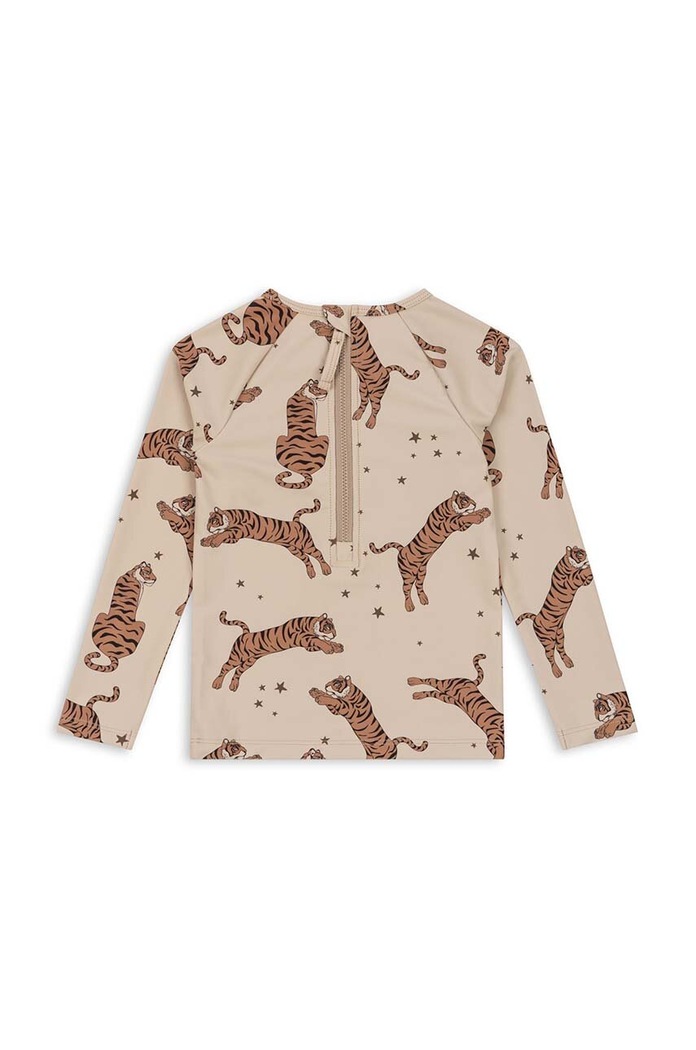 Chłopiec Konges Sløjd longsleeve kąpielowy dziecięcy KS100744 beżowy