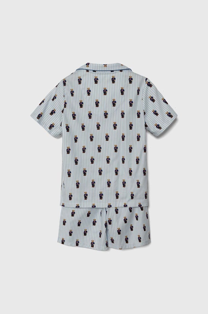 Παιδικές βαμβακερές πιτζάμες Polo Ralph Lauren 9P0139 μπλε AA00