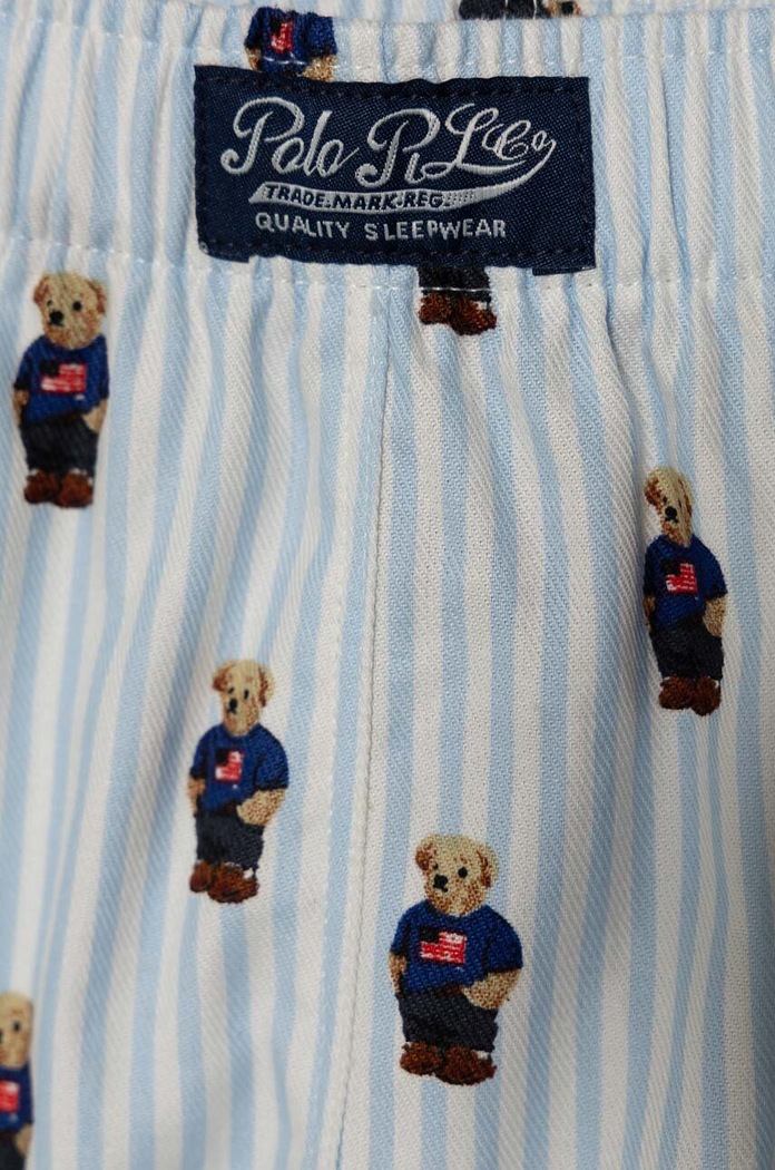 Αγορίστικα Παιδικές βαμβακερές πιτζάμες Polo Ralph Lauren 9P0139 μπλε