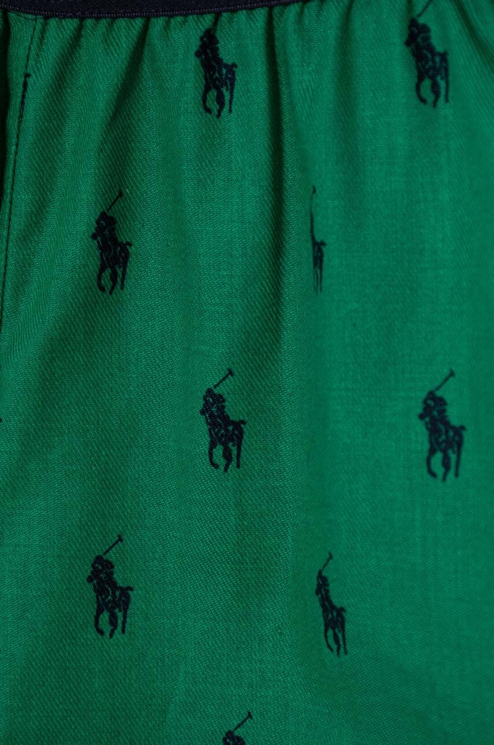 Polo Ralph Lauren gyerek pamut pizsama zöld 9P0141