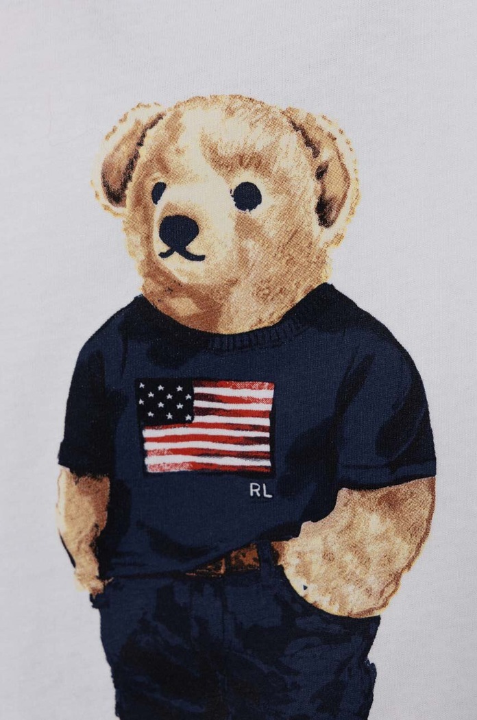 Παιδικές βαμβακερές πιτζάμες Polo Ralph Lauren μπλε 9P0142