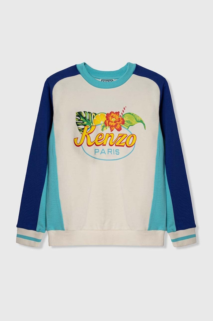 Kenzo Kids hanorac de bumbac pentru copii K60410.156.162 albastru SS24