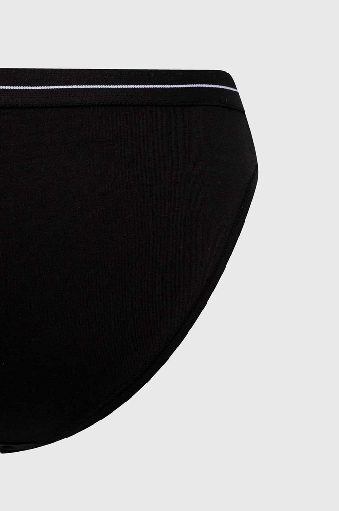 BOSS chiloți full brief pentru femei din bumbac 3P BRIEF pachet de 3 50510016 alb