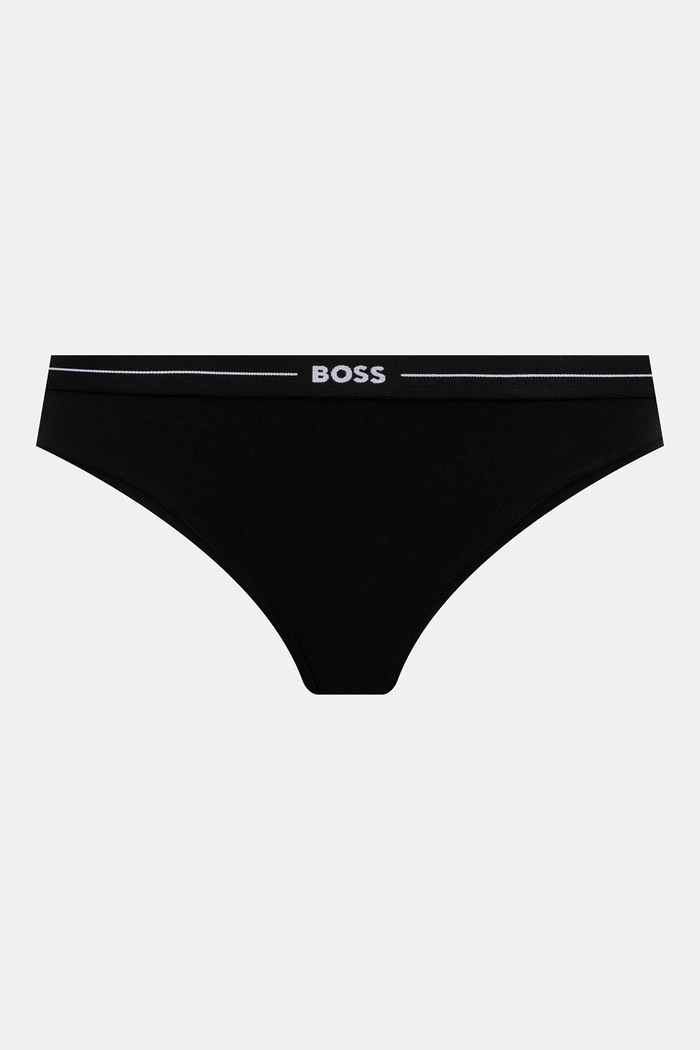 BOSS nohavičky dámske s bavlnou 3P BRIEF 3-pak čierna 50510016