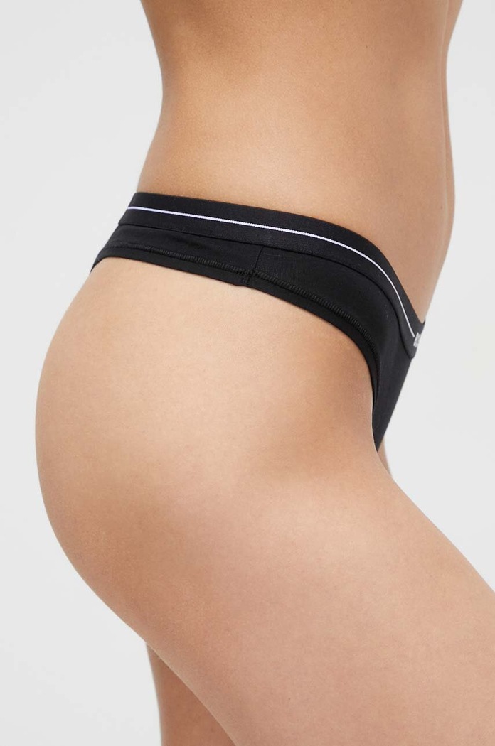 BOSS tangá dámske bavlnené s elastanom 3P THONG 3-pak biela 50510030