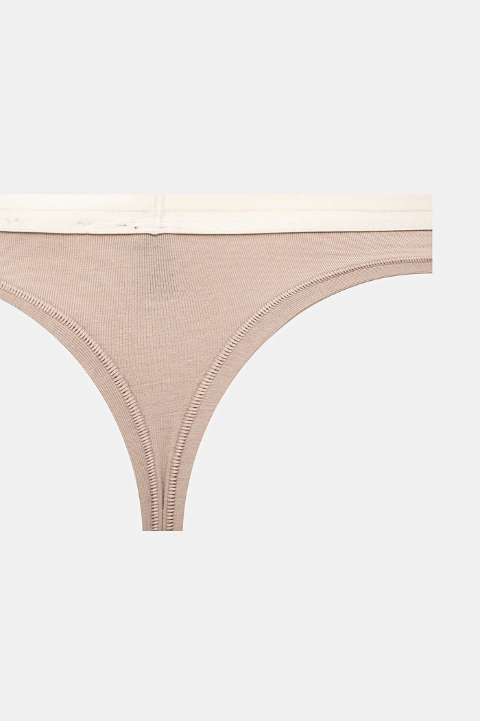BOSS Chiloți g-string pentru femei din bumbac cu elastan 3P THONG pachet de 3 50510030