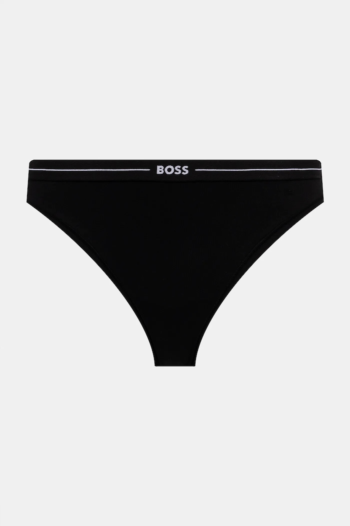 BOSS chiloți g-string femeiești din bumbac cu elastan 3P THONG pachet de 3 50510030 burgundia AA00