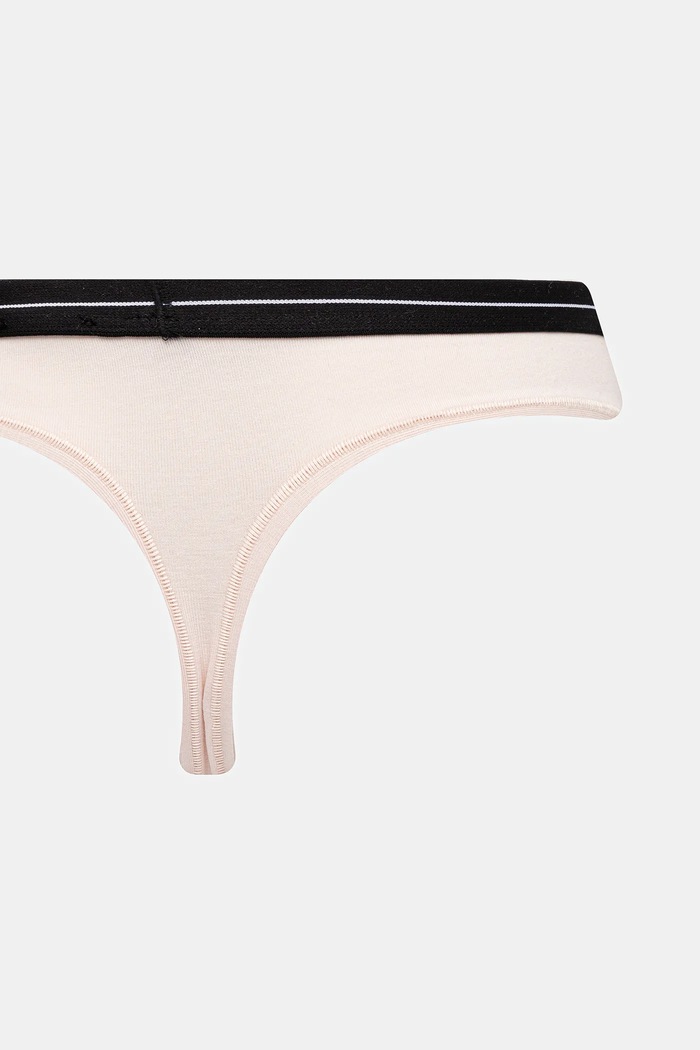 BOSS Chiloți g-string pentru femei din bumbac cu elastan 3P THONG pachet de 3 50510030