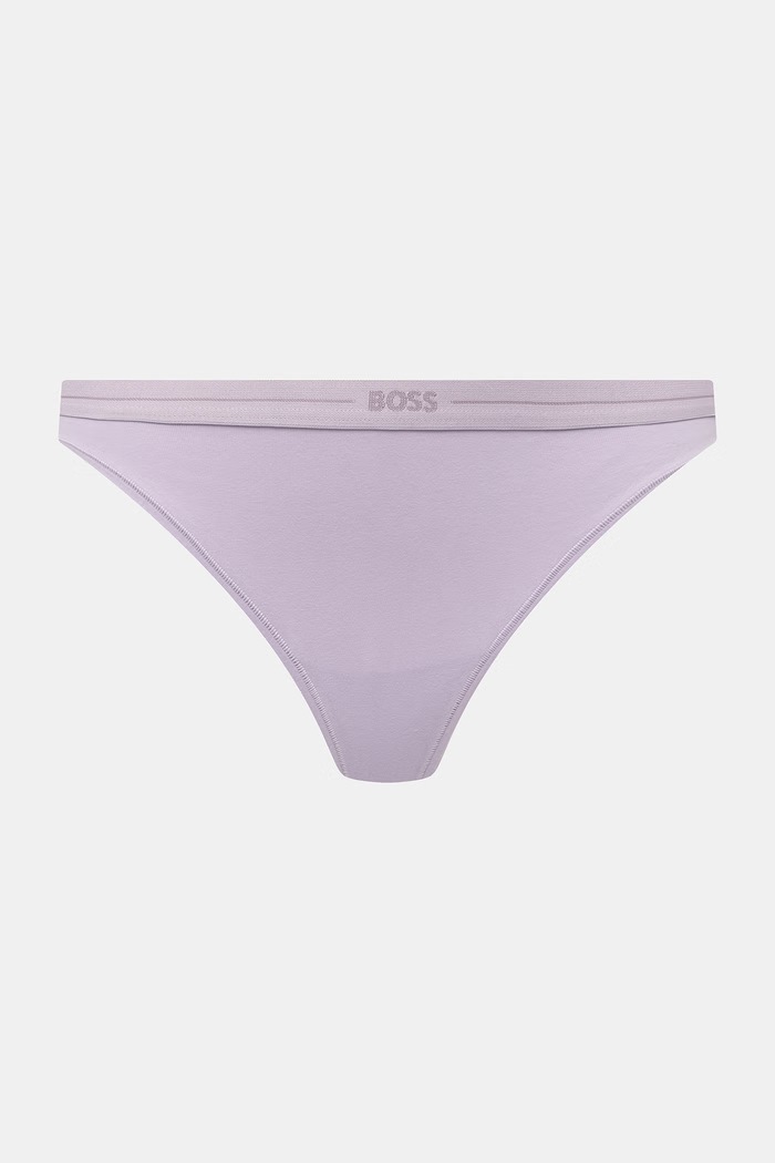 Одежда BOSS стринги женские из хлопка с эластаном 3P THONG 3 шт. 50510030 мультиколор