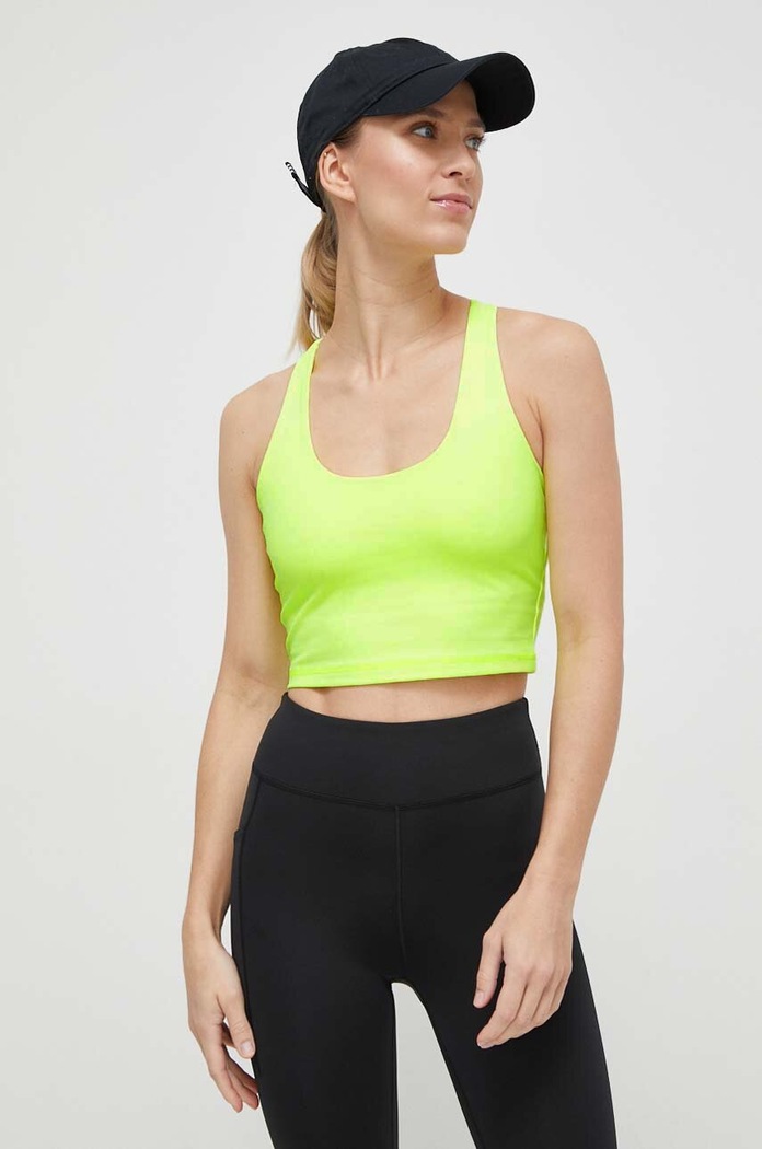 Sportovní podprsenka Dkny měkké žlutá DP4T9610