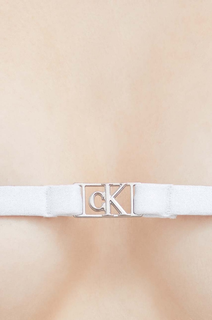 Plavková podprsenka Calvin Klein KW0KW02250 bílá