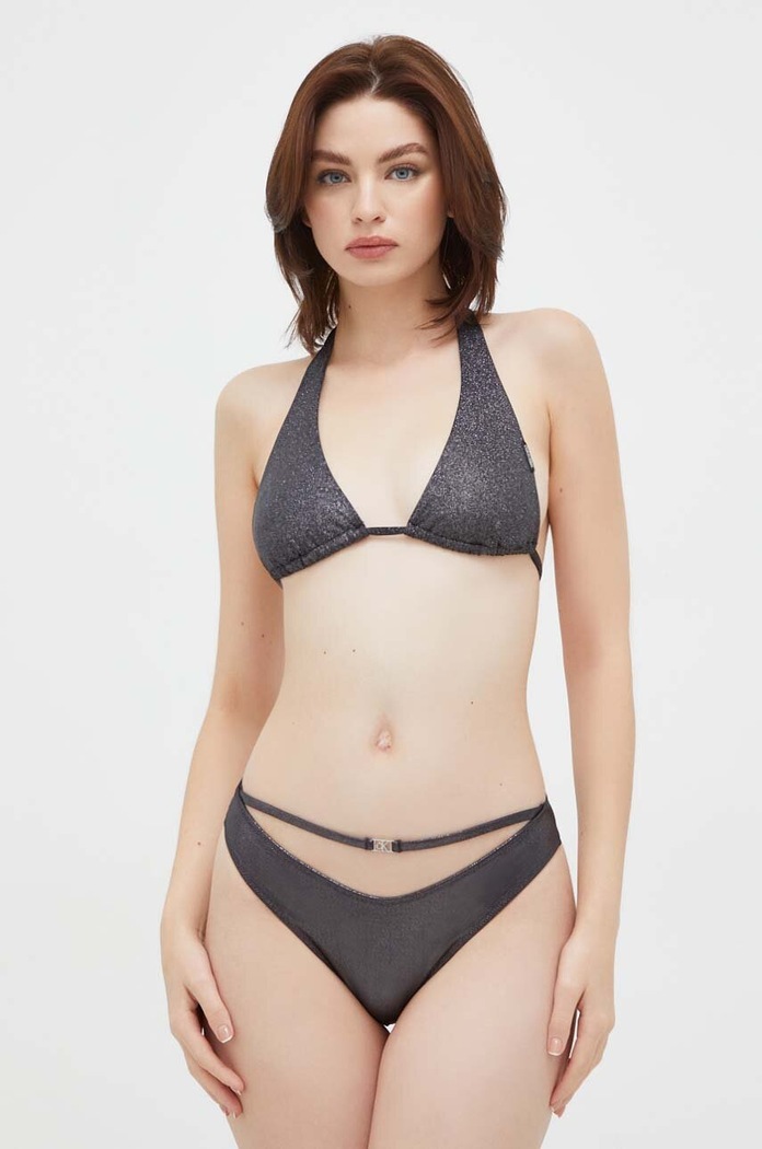 Calvin Klein biustonosz kąpielowy czarny KW0KW02274