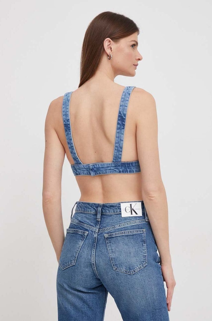 Ρούχα Calvin Klein Jeans Τζιν τοπ Calvin Klein Jeans J20J222475 μπλε