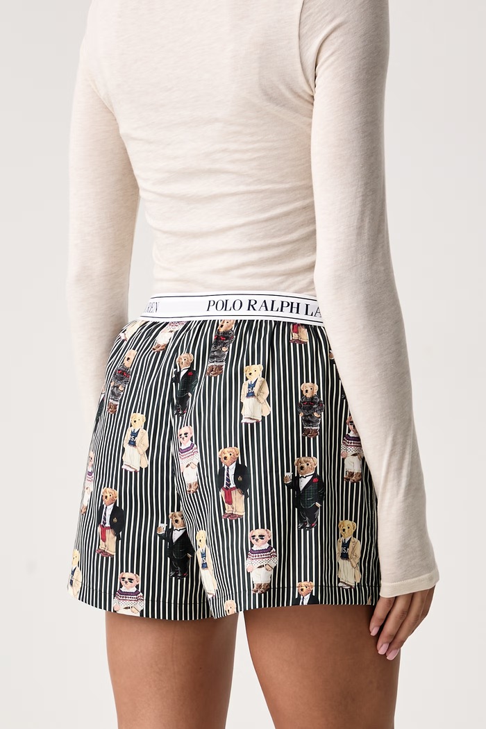 Odzież Polo Ralph Lauren Szorty piżamowe damskie bawełniane 4P0119 zielony