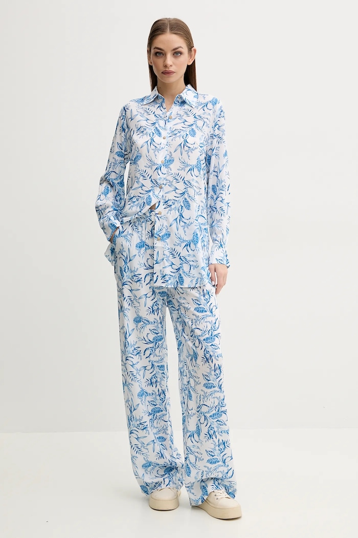 Karl Lagerfeld pantaloni de plaja MO.OLIVIA albastru SS25