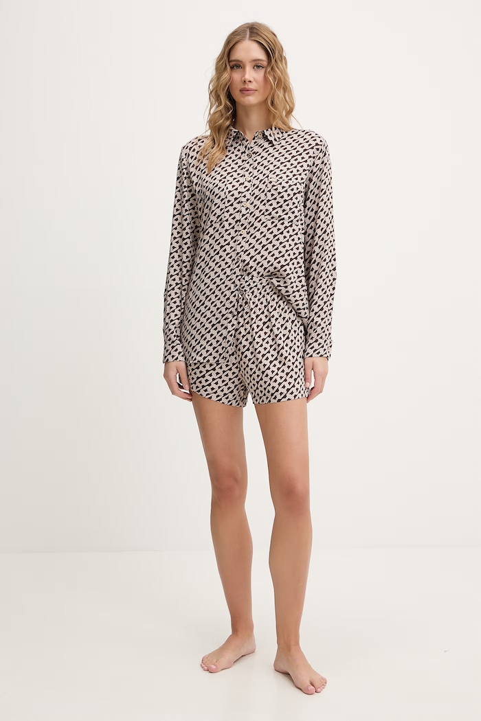 Melissa Odabash cămașă de plajă Millie MO.MILLIE maro SS26