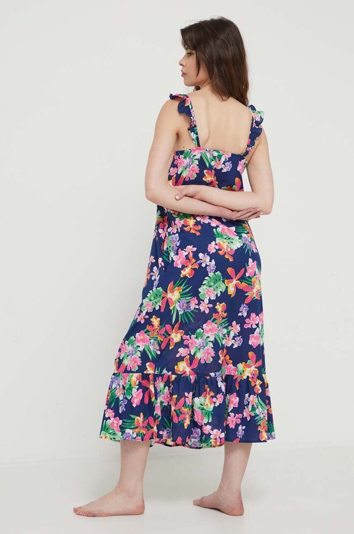 Noční košilka Lauren Ralph Lauren ILN22308 námořnická modř SS24
