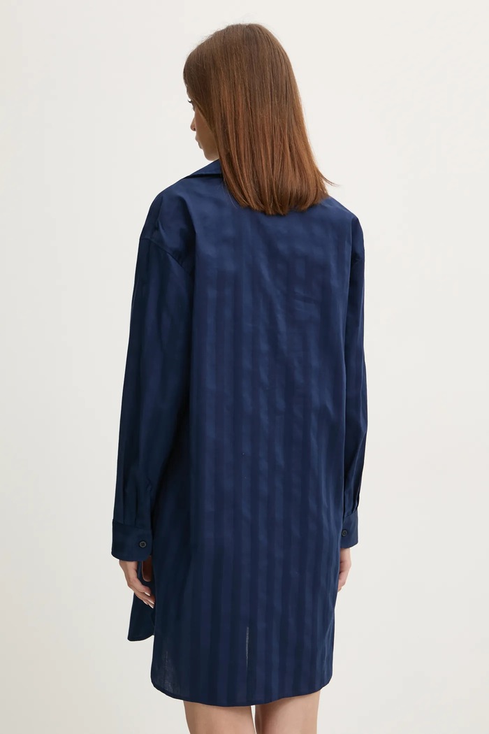 Ρούχα Βαμβακερό νυχτικό Lauren Ralph Lauren ILN32305 σκούρο μπλε